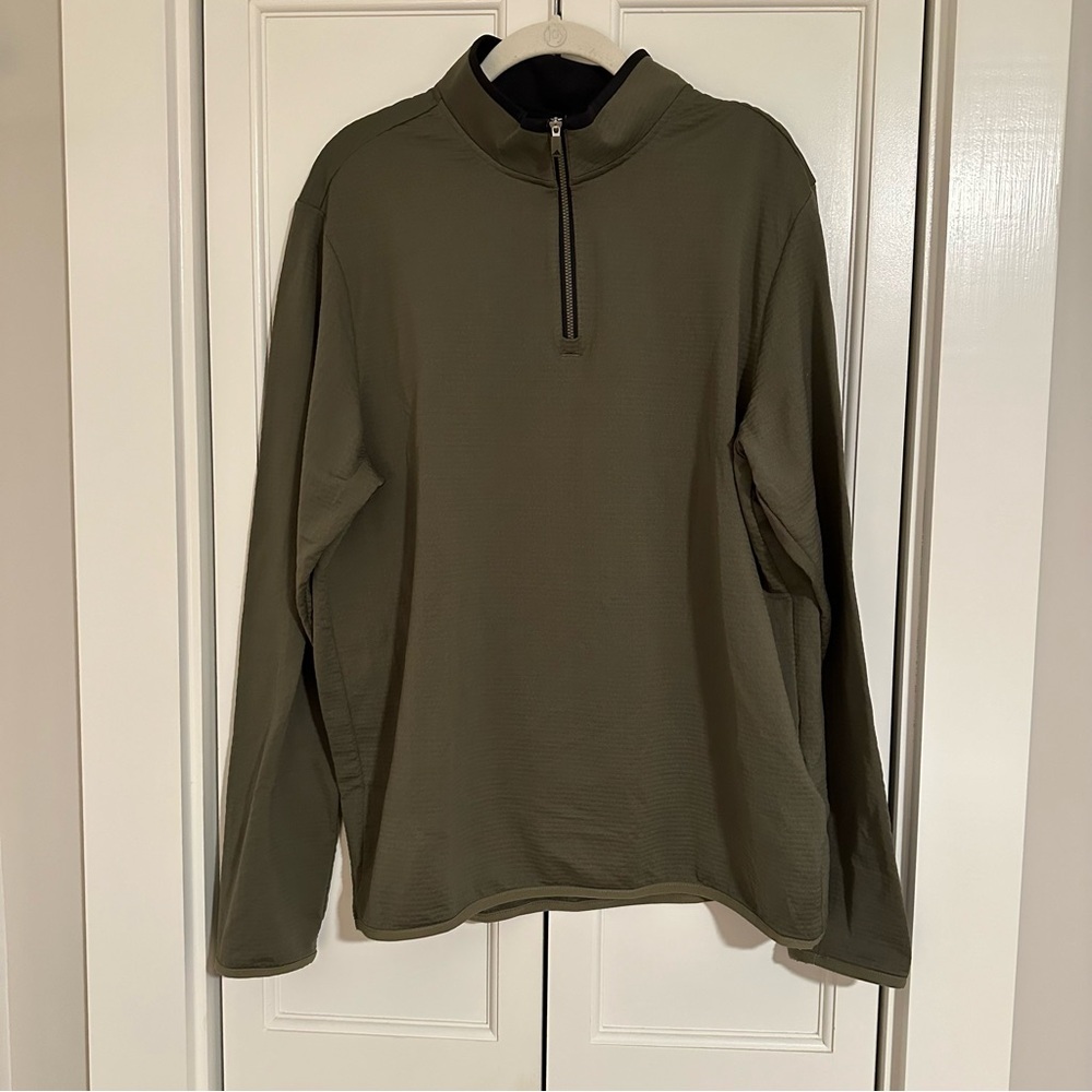 Adidas men’s 1/4 zip lightweight pullover long sleeve sweater